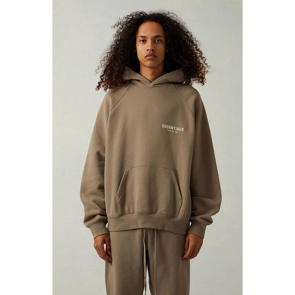 Fear of God Essentials Desert Taupe Hoodie & Sweatpants Set XL NWT - Picture 6 of 7